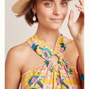 NWT Floral Sleeveless Blouse from Anthropologie